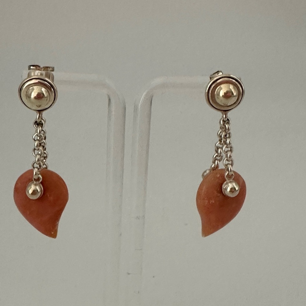 Brand New Ilaria Peru 925 silver dangling earrings, hand crafted